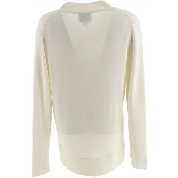 Linea/Louis Dell 'Olio Whisper Knit V-Neck Sweater - Picture 4 of 6